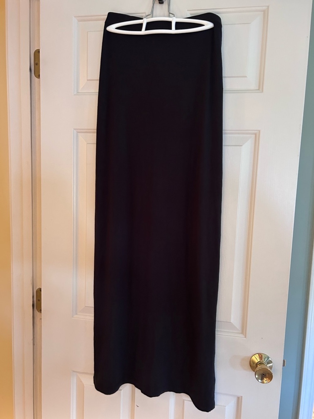 NWOT Michael Kors Black Maxi Skirt, Side Slits, L
